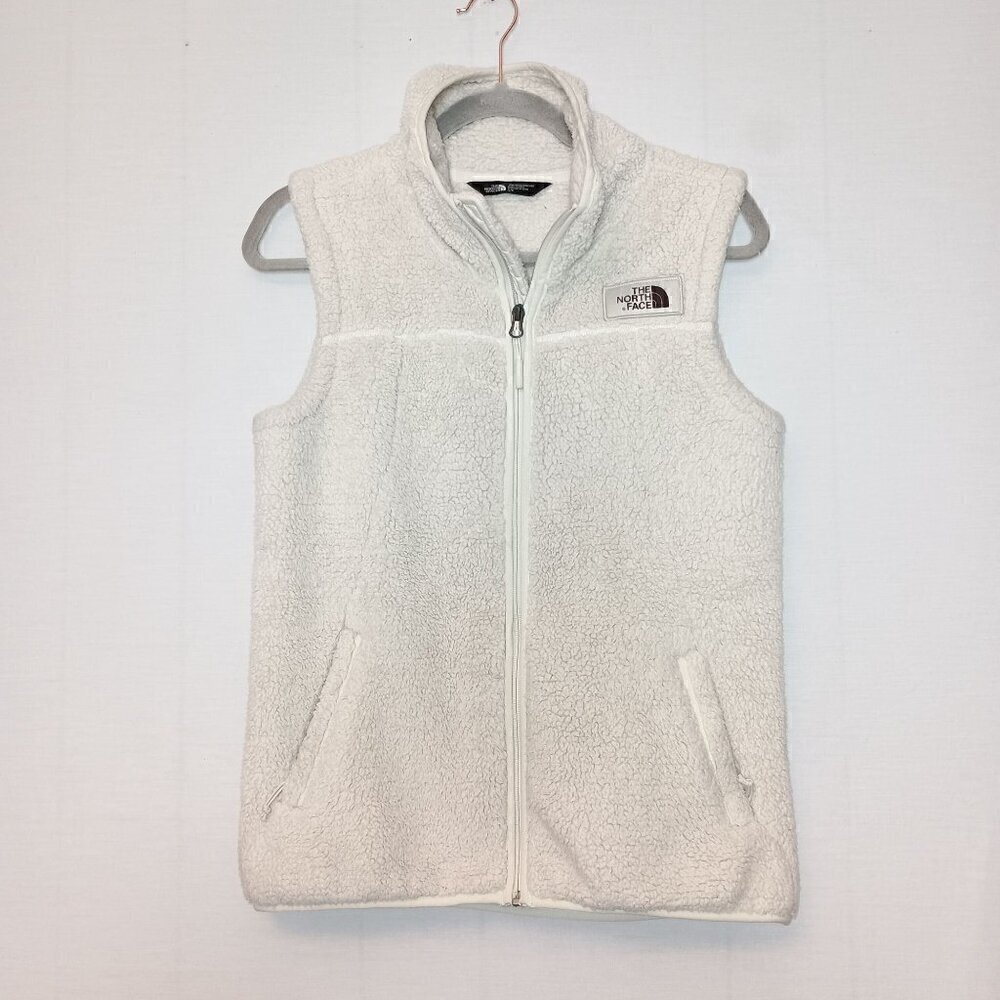 North Face Women Sherpa Vest Full Zip Outdoor Sports Skiing, Snow boarding Sz Sm